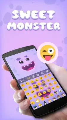 Sweet Monster Keyboard Theme android App screenshot 0