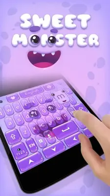 Sweet Monster Keyboard Theme android App screenshot 1