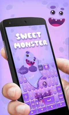 Sweet Monster Keyboard Theme android App screenshot 2