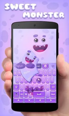 Sweet Monster Keyboard Theme android App screenshot 3